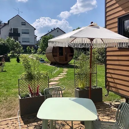 Tiny House Mit Saunafass Und Garten Brensbach