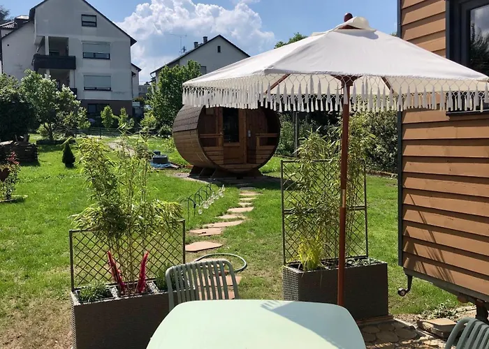 Tiny House Mit Saunafass Und Garten Brensbach