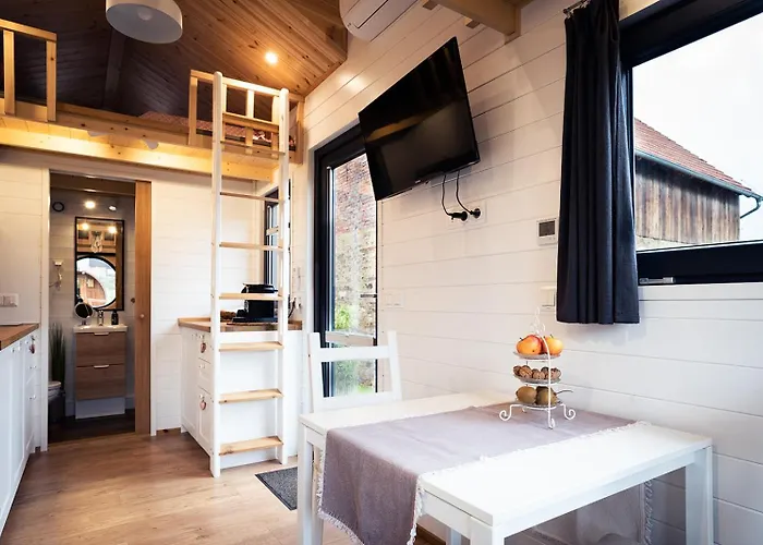 Tiny House Mit Saunafass Und Garten * Brensbach